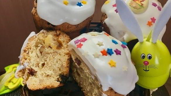 ШАГ 16. бездрожжевые творожные куличи