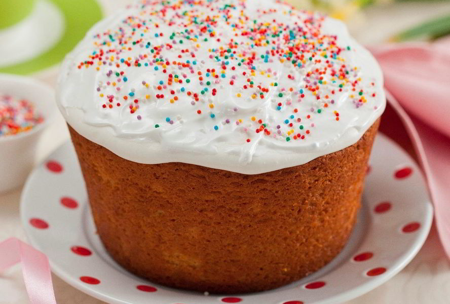 Глазурь для кулича лимонная