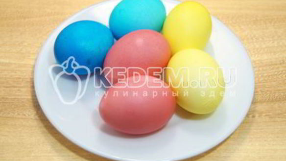 ШАГ 3. крашеные яйца пасхальные кролики