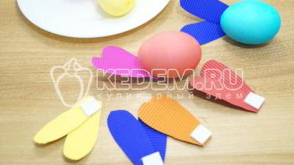 ШАГ 5. крашеные яйца пасхальные кролики