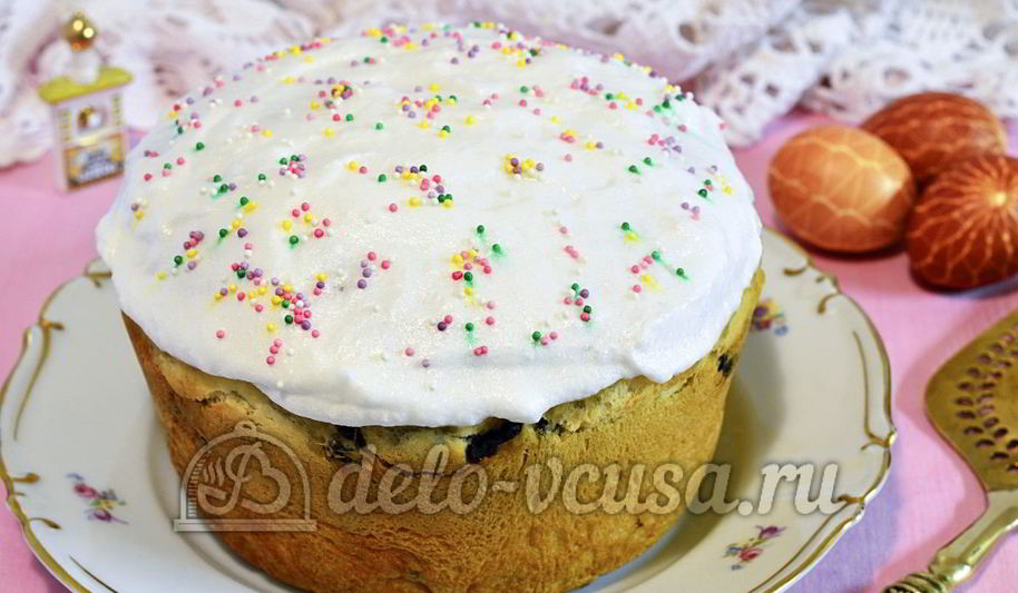 Рецепт кулич на йогурте