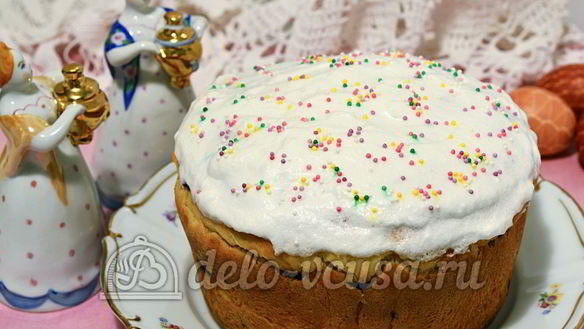 ШАГ 17. кулич на йогурте