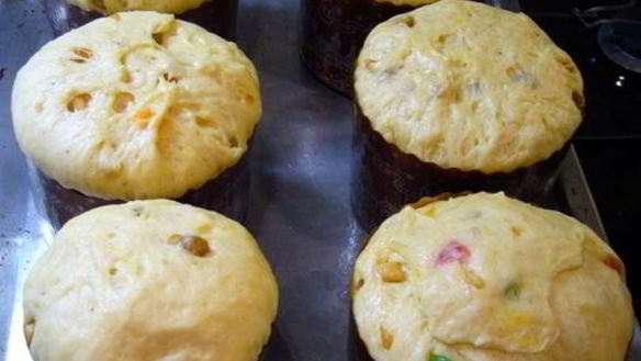 ШАГ 6. кулич на сливках и желтках с шафраном