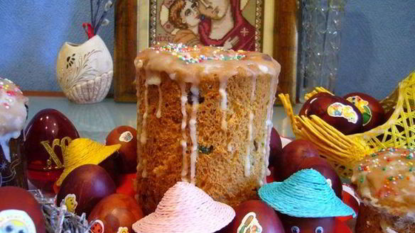 ШАГ 7. кулич на сливках и желтках с шафраном