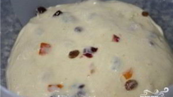 ШАГ 2. кулич на закваске