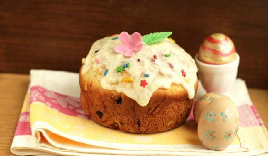 Рецепт кулич с апельсиновыми цукатами и черносливом