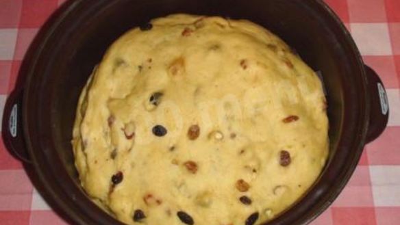 ШАГ 7. кулич с изюмом и цукатами