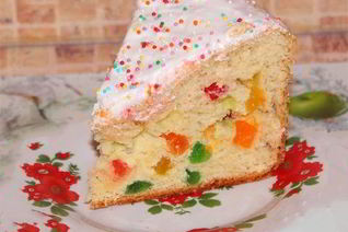 Кулич творожный в мультиварке