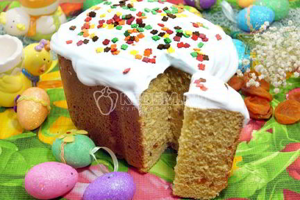 Кулич в хлебопечке