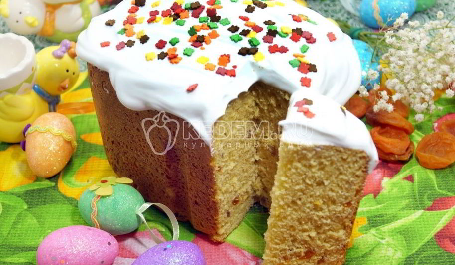 Рецепт кулич в хлебопечке