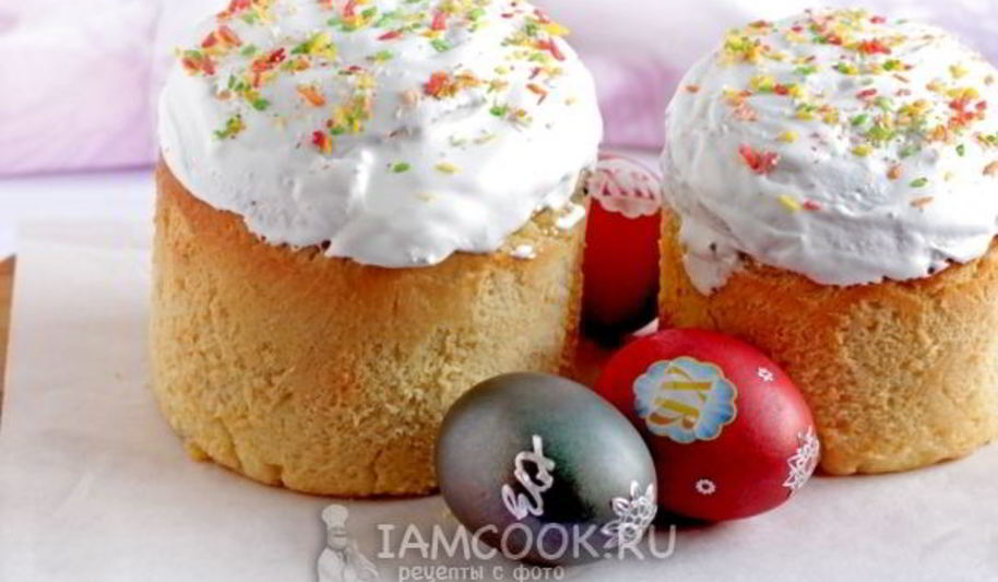 Рецепт куличи на сметане с апельсиновой цедрой и ликером