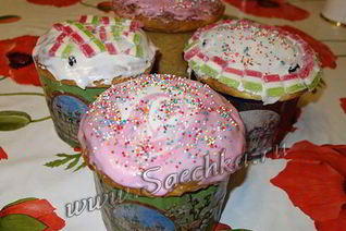 Куличи на сметане