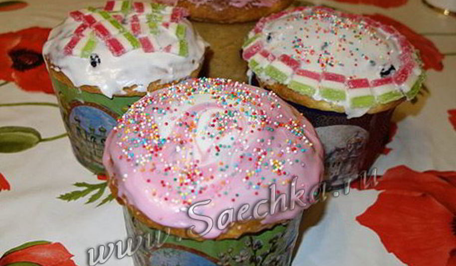 Рецепт куличи на сметане