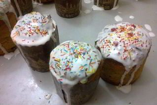 Морковный кулич