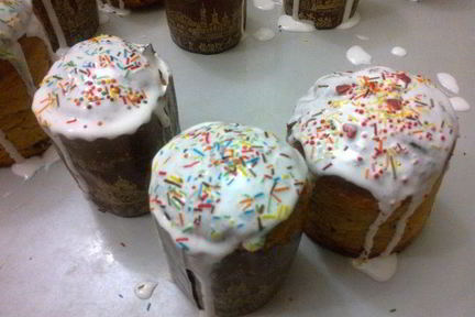 Морковный кулич