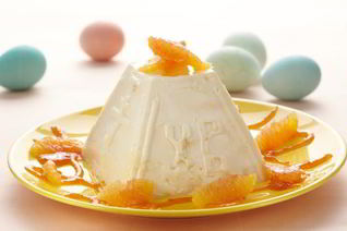 Пасха из рикотты с апельсином