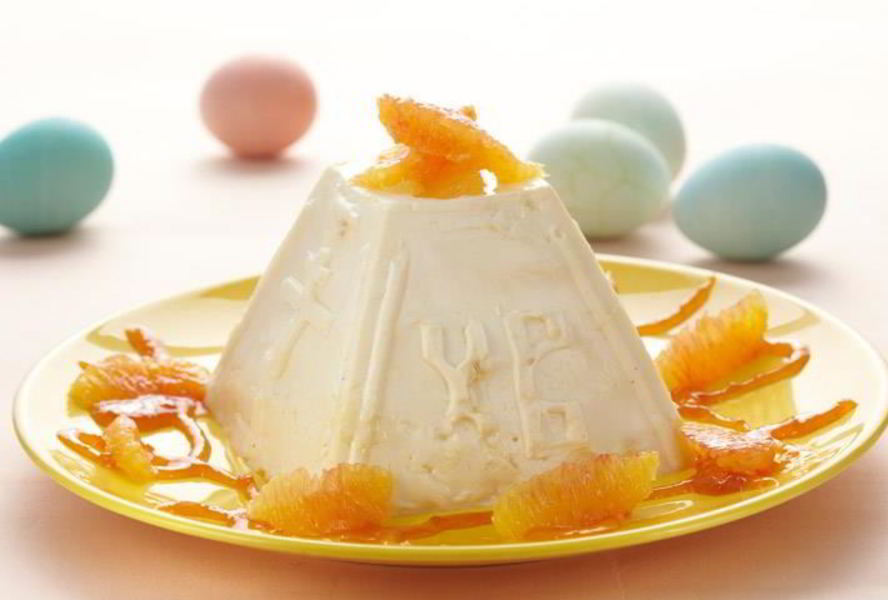 Пасха из рикотты с апельсином
