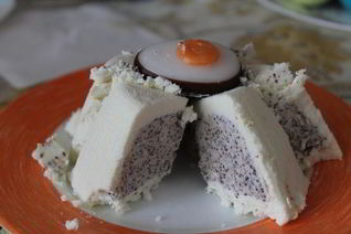 Пасха лимонная с маковой начинкой