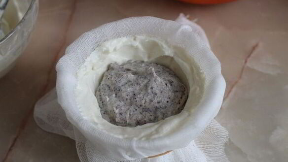 ШАГ 5. пасха лимонная с маковой начинкой