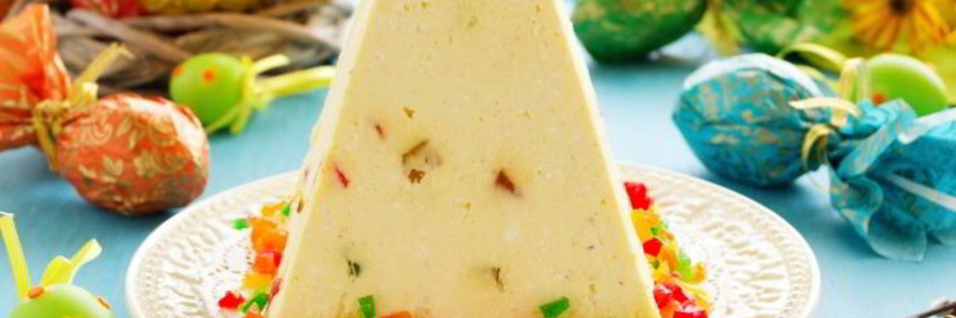 Пасхальный кулич из творога