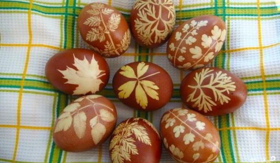 Рецепт пасхальные крашеные яйца