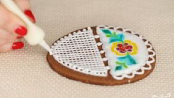 ШАГ 6. пасхальные печенья с глазурью