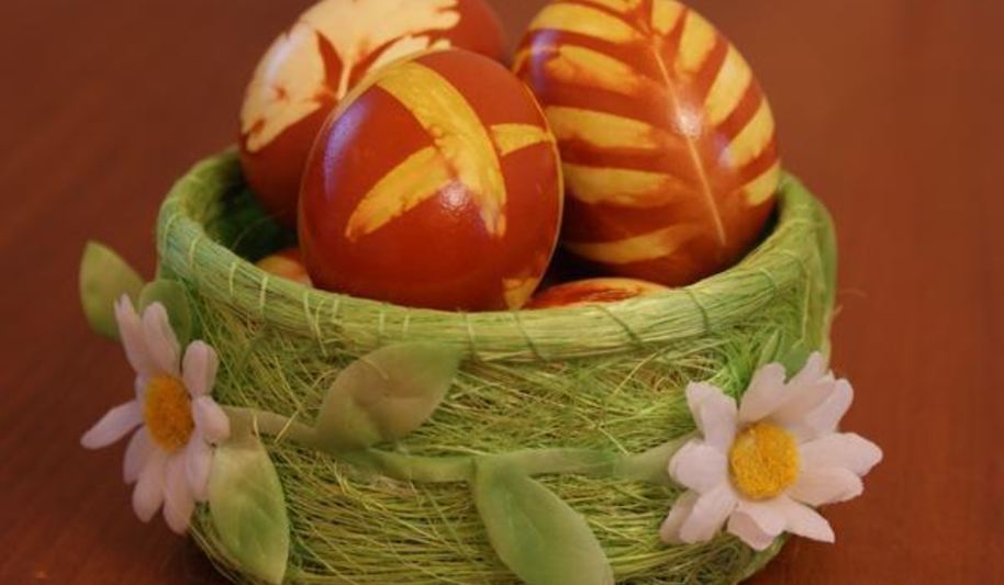 Рецепт пасхальные яйца