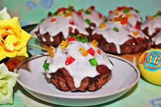 Шоколадный кулич