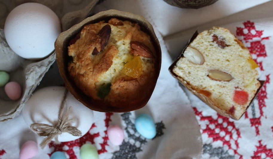 Рецепт творожный бездрожжевой кулич