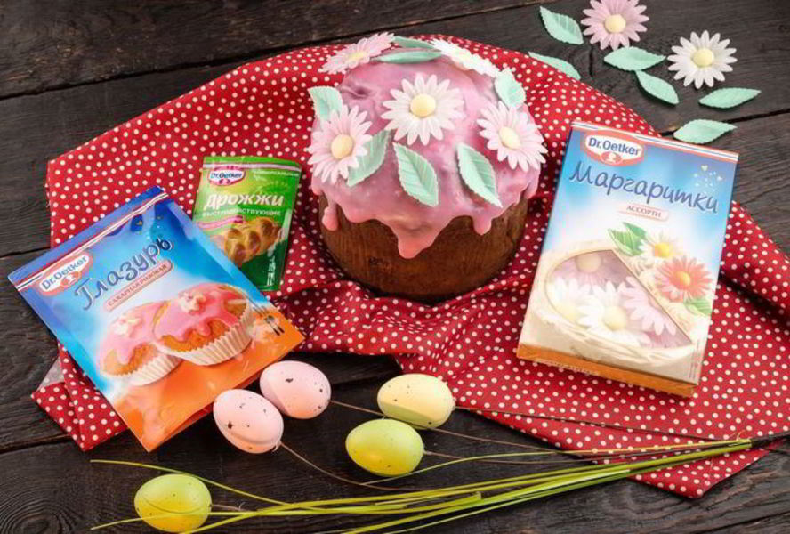 Творожный кулич с курагой