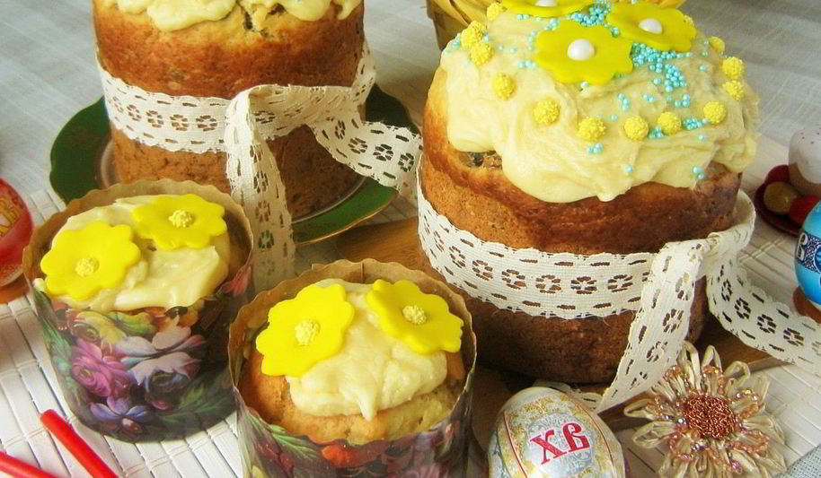 Рецепт творожный кулич с шоколадной глазурью