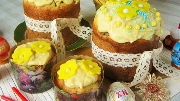 ШАГ 10. творожный кулич с шоколадной глазурью