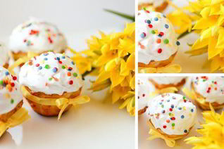 Творожные мини-куличи