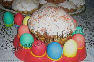 Вкусный кулич пасхальный
