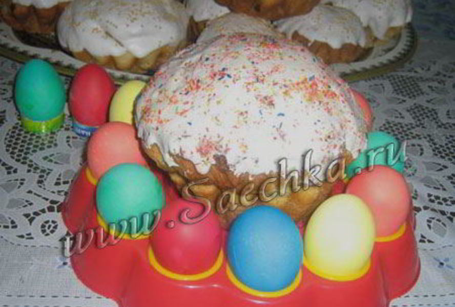 Вкусный кулич пасхальный