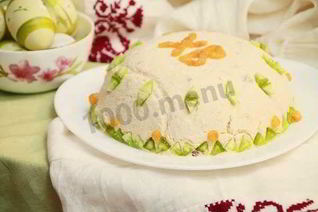 Заварная пасха с миндалем