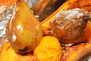 Простой десерт из запеченной тыквы