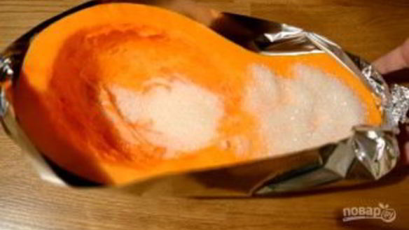 ШАГ 2. простой десерт из запеченной тыквы