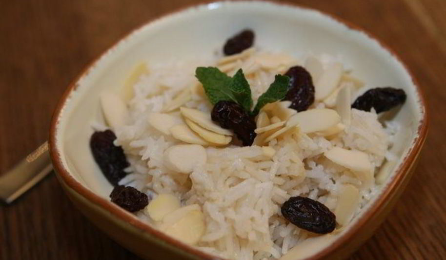 Рецепт рисовый пудинг в кокосовом молоке