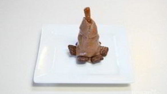 ШАГ 4. шишки из шоколадных хлопьев