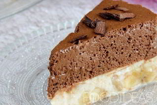 Шоколадно-банановый десерт