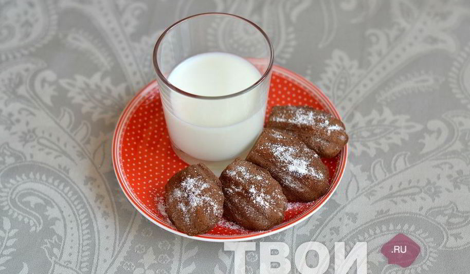 Рецепт шоколадные мадлен