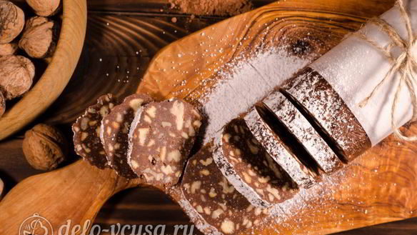 ШАГ 15. сладкая колбаска из печенья