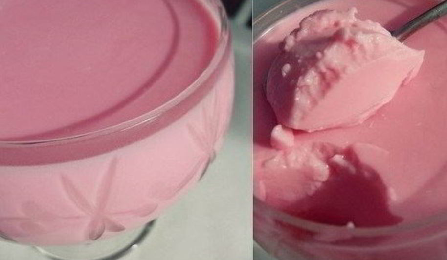 Рецепт сметанное желе с ягодами