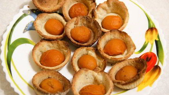 ШАГ 10. абрикосовое суфле в корзиночках