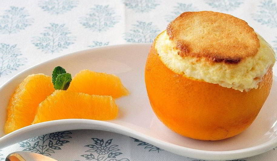 Рецепт апельсиновое суфле на пару