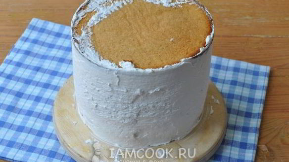 ШАГ 10. черно-белый торт-суфле