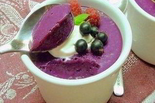 Десертное суфле из ягод со сгущенкой