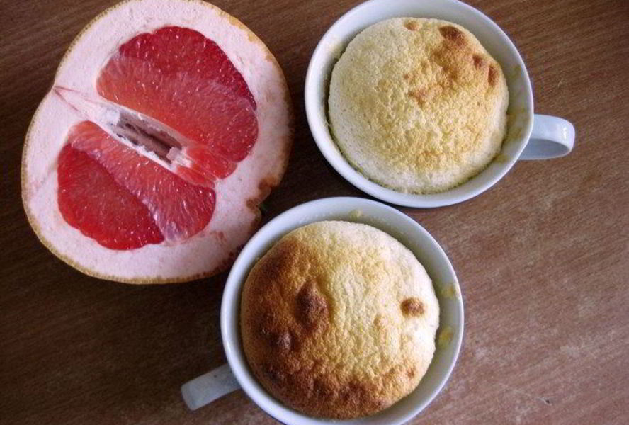 Грейпфрутовое суфле