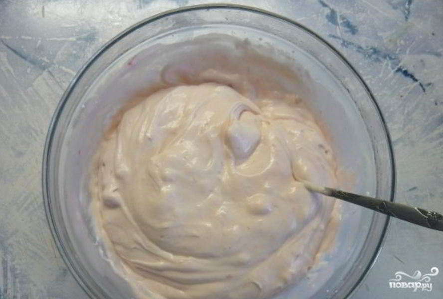 Йогуртовое суфле для торта